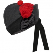 Black Glengarry Hat