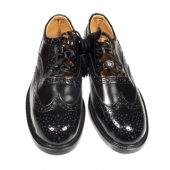 Black Ghillie Brogues Shoes