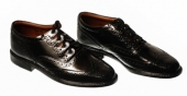 Black Ghillie Brogues Shoes